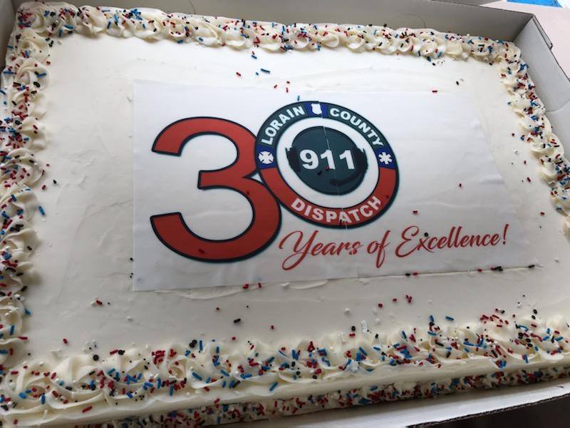 911 Dispatch Center Themed Cake