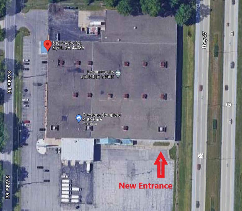 New Entrance at Collection Center