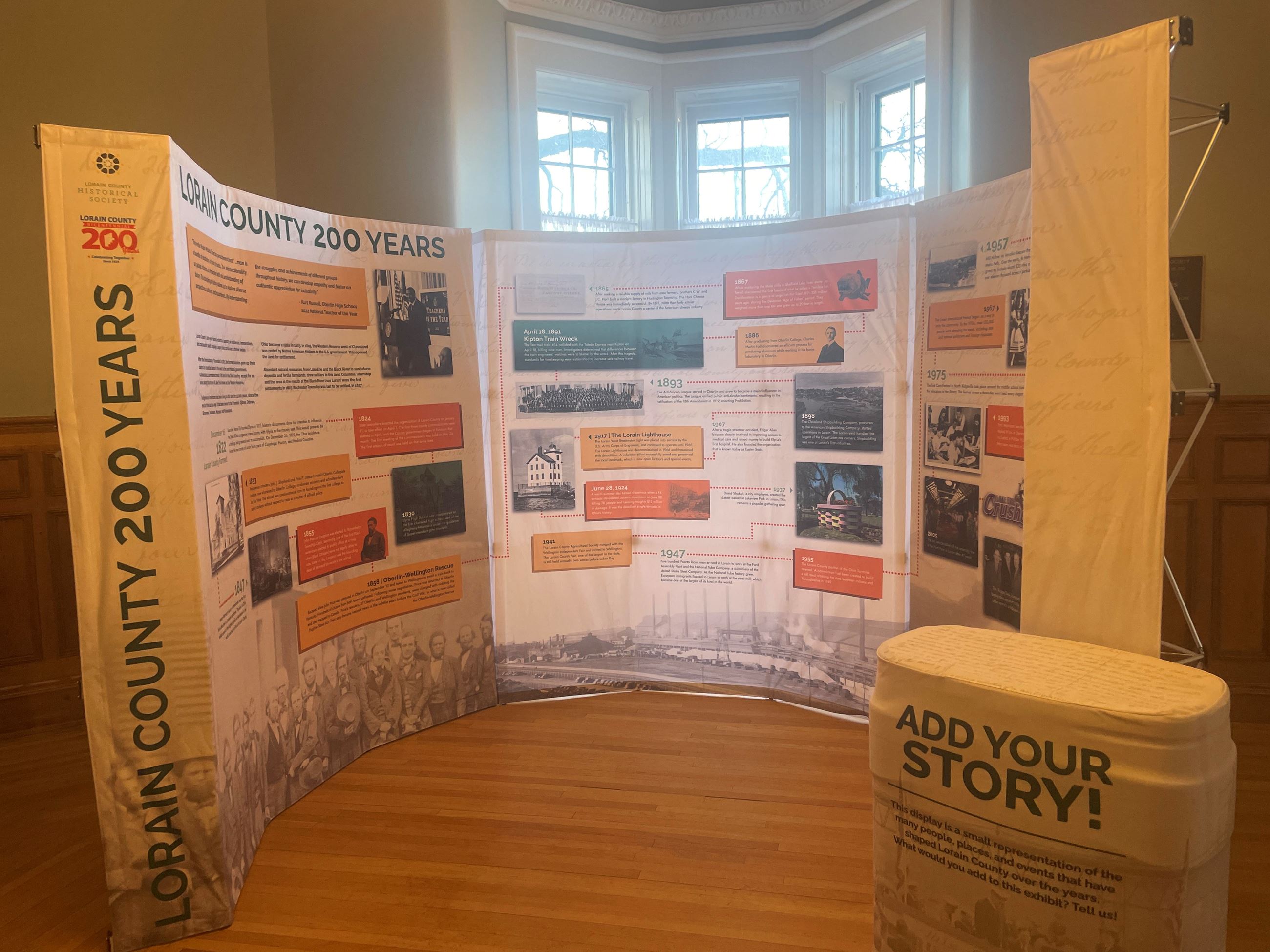 Bicentennial travelling exhibit