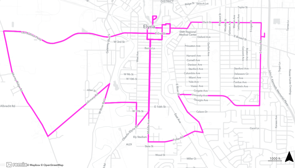 Downtown Elyria Loop-Remix-12-17-24