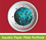 Aquatic Paper Plate Porthole